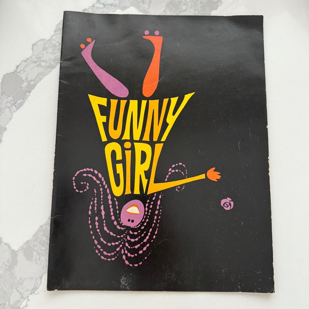 Vintage 1964 Funny Girl Broadway Program Barbra Streisand Original Production